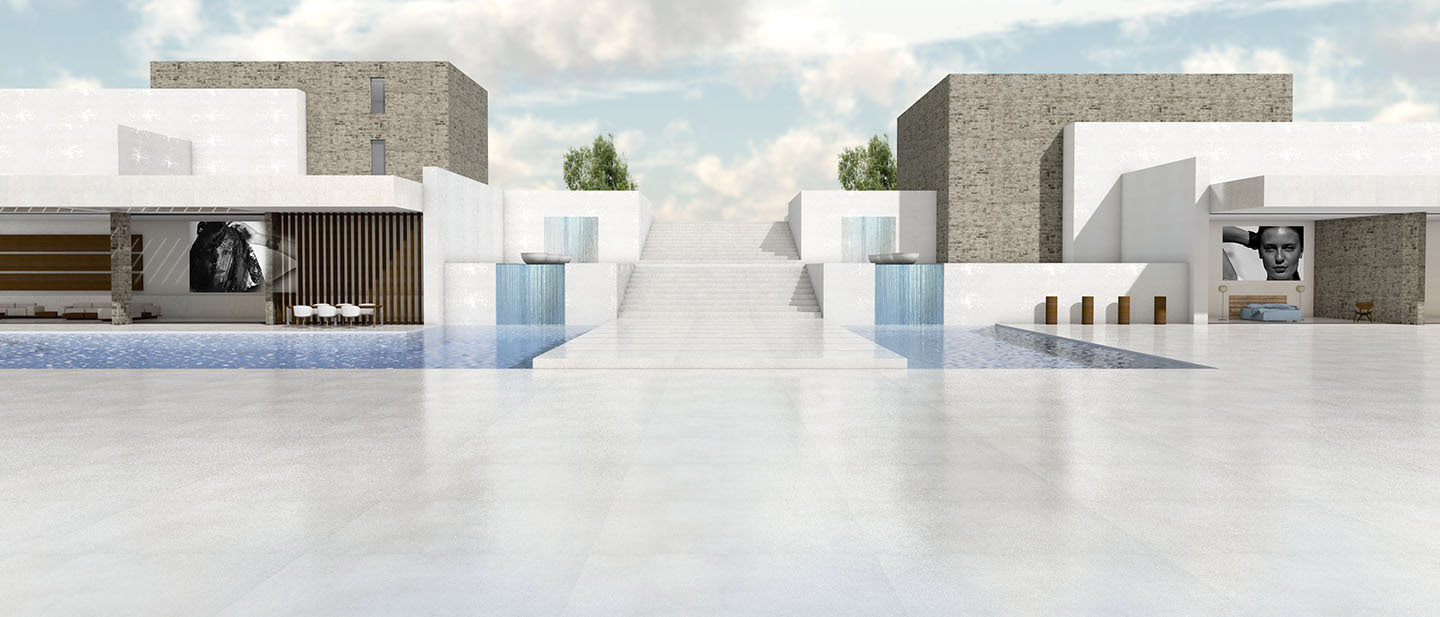 luxury villa in Mykonos Agios Stephanos by ikies architects