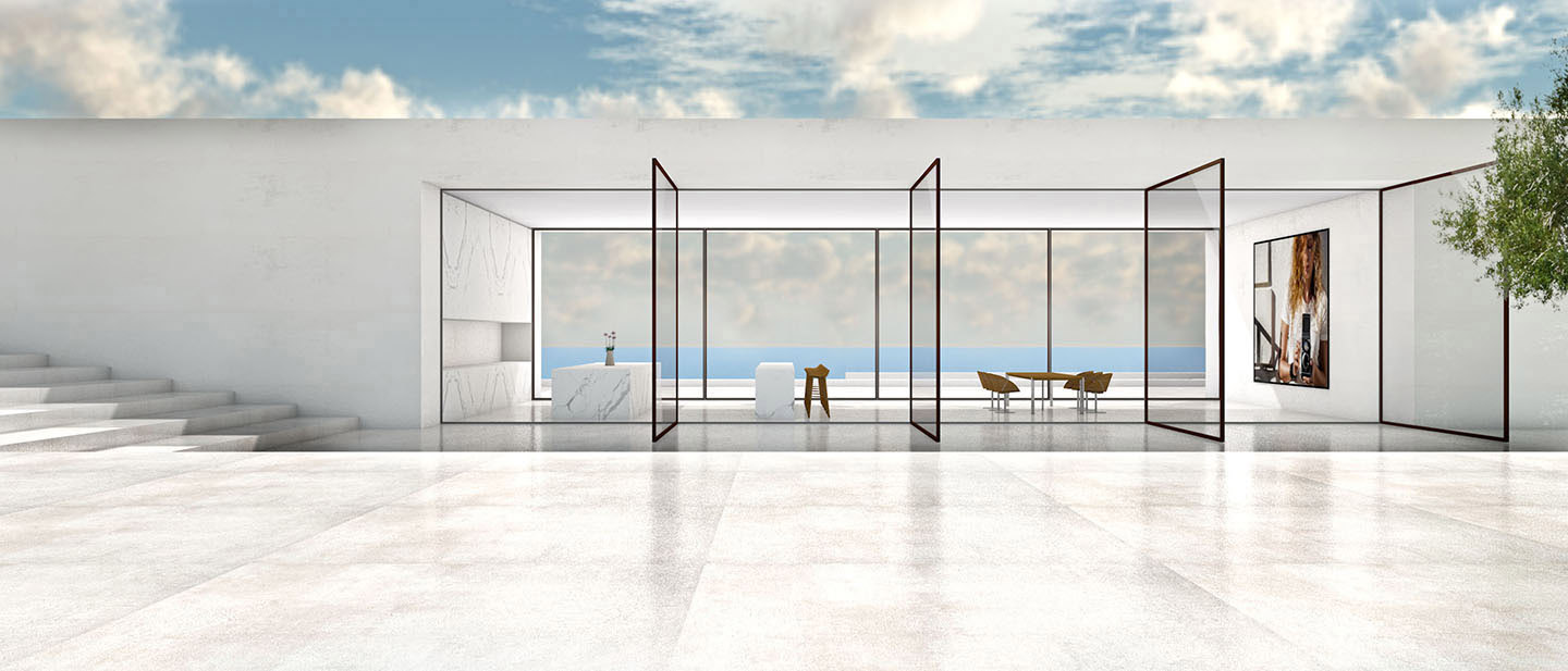 luxury villa in Mykonos Agios Stephanos by ikies architects