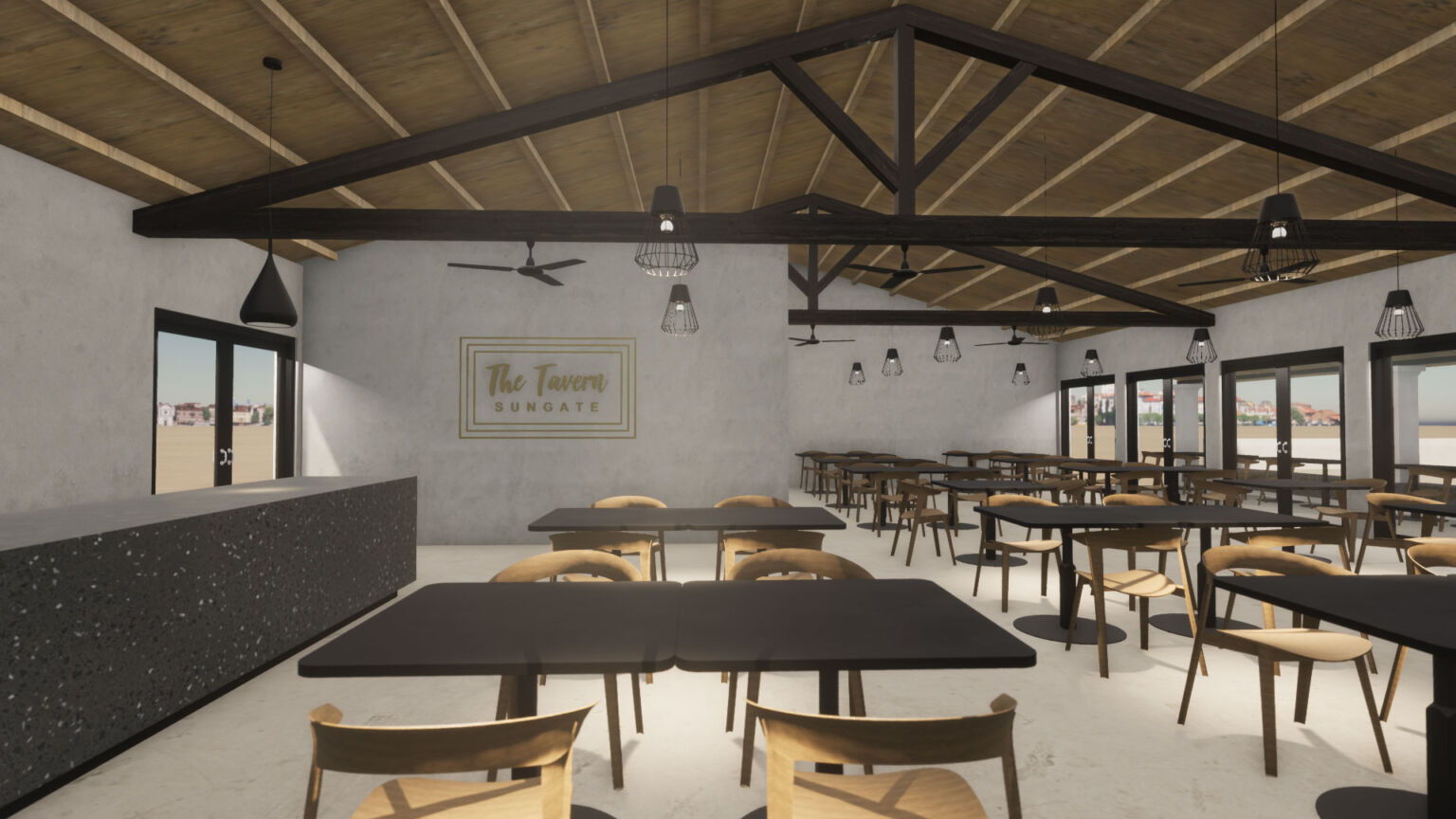 A restaurant for the all-excluse hotel of Sungate on the island of Corfu in Greece by ikies architects