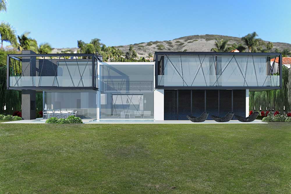 Luxury high end residence in laguna beach california usa
