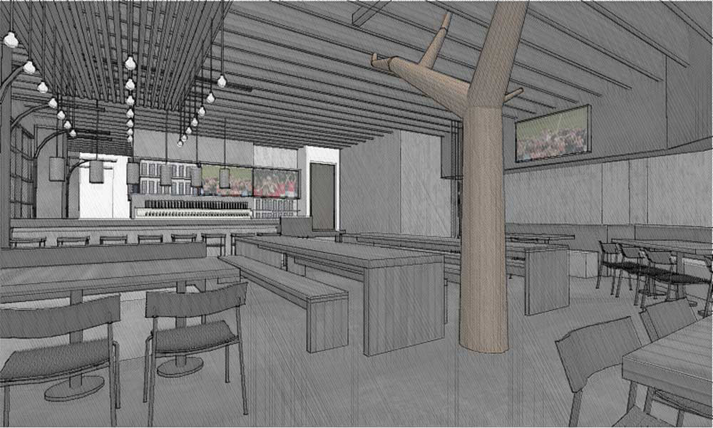 restaurant and bar remodel of blue parrot into bar 1502 in ocean beach san diego california