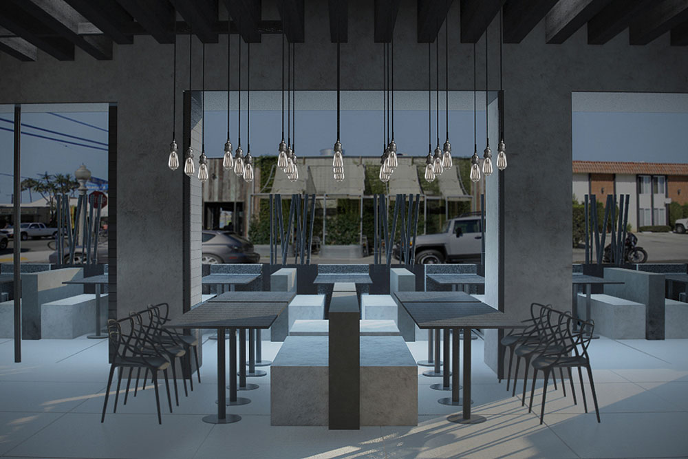 restaurant and bar remodel of blue parrot into bar 1502 in ocean beach san diego california