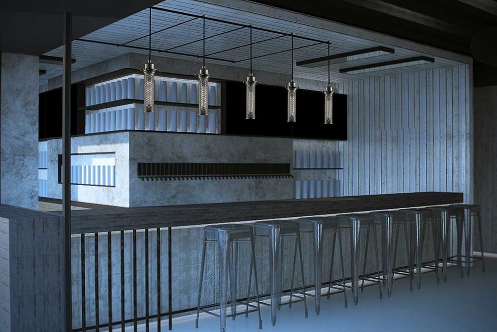 restaurant and bar remodel of blue parrot into bar 1502 in ocean beach san diego california