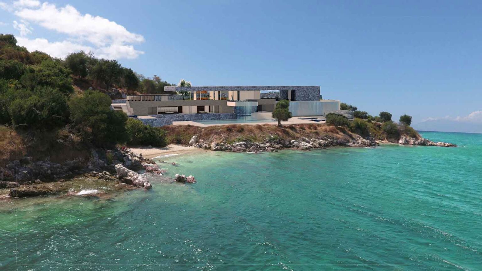 A luxury villa in kassiopi corfu by ikies architects